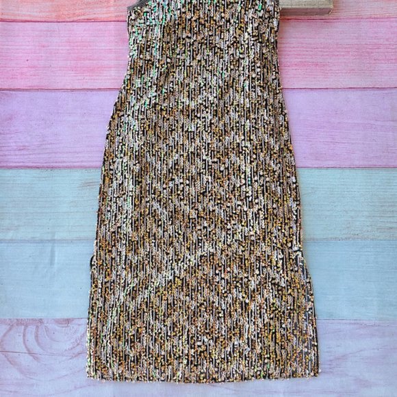 Anthropologie Black and White Midi Dress - Picture 6 of 10